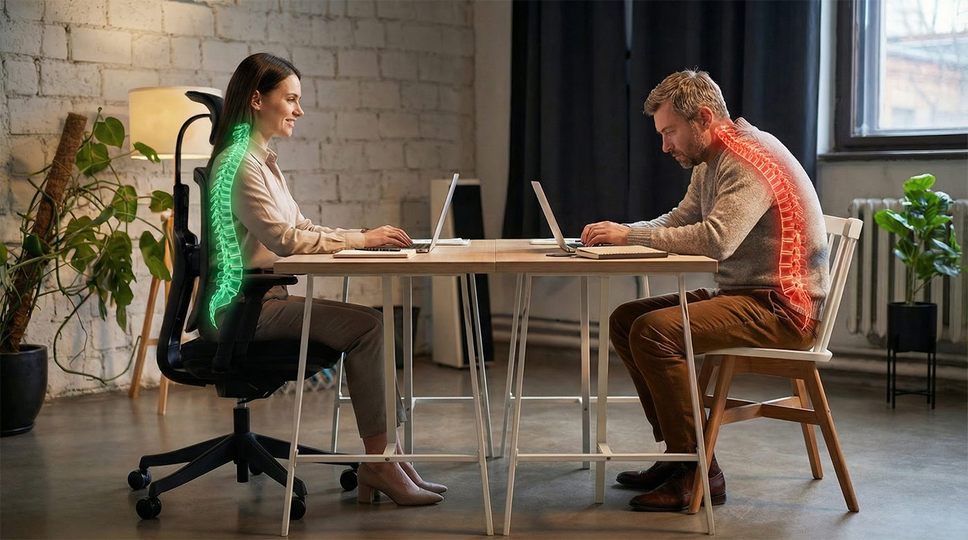Richtige Sitzhaltung im Büro: So sitzen Sie ergonomisch