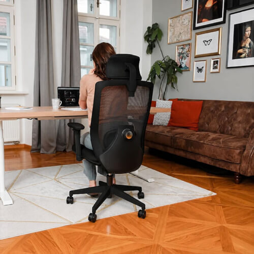 Ergonomischer Bürostuhl Liftor Space, schwarz