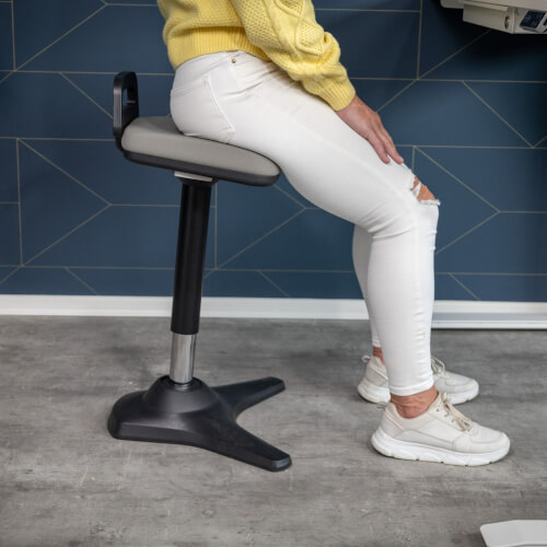 Liftor Balance 2.0, Stuhl für aktives Sitzen, grau