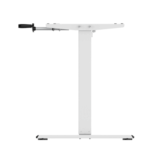 höhenverstellbarer schreibtisch weiss
