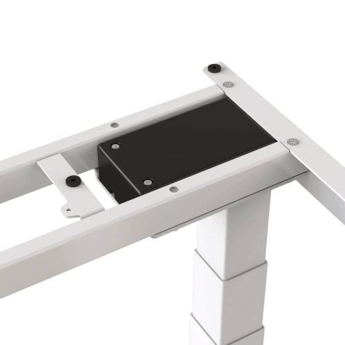 höhenverstellbarer schreibtisch weiß