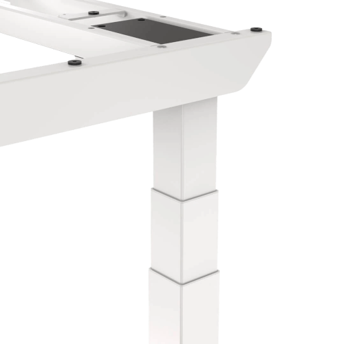 höhenverstellbarer schreibtisch weiß