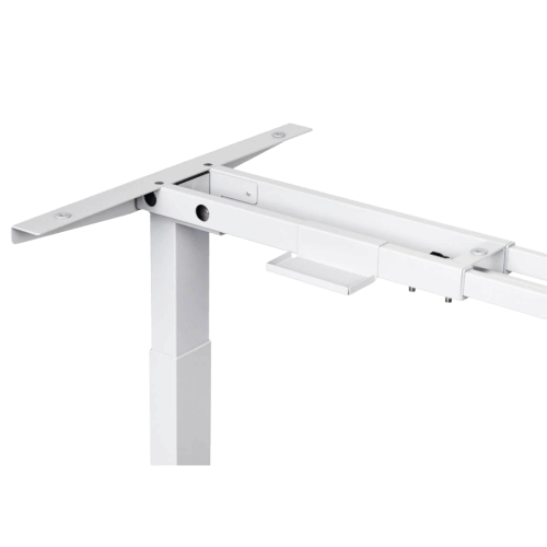 höhenverstellbarer schreibtisch weiß