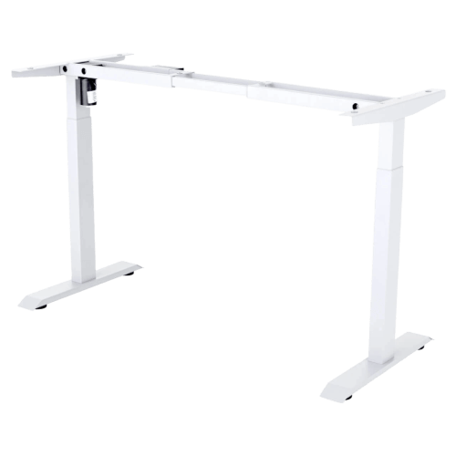 höhenverstellbarer schreibtisch weiss