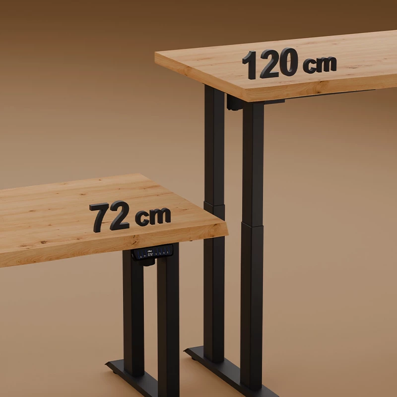H&ouml;henbereich von 72 bis 120 cm